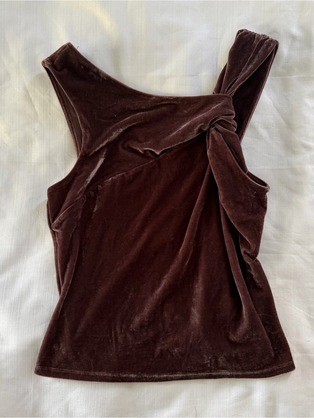 Anthropology Sunday in Brooklyn NWT velvet off the shoulder tank size medium